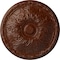 Ekena Millwork Granada Ceiling Medallion (Canopies up to 4 1/4"), 15 3/4"OD x 5/8"P, Burnished Mahogany Crackle CM16GABMC - alternate 1